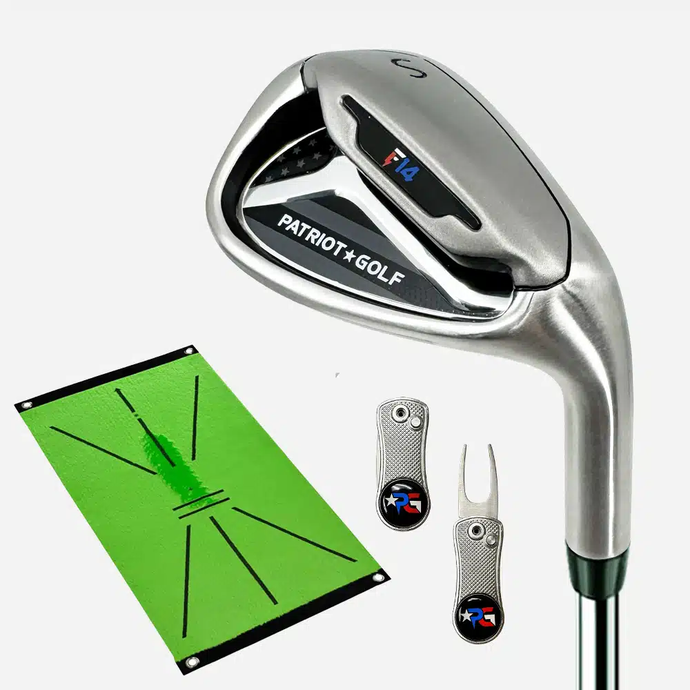 Limited Edition Patriot F14 Wedge Set + Swing Path Trainer + PG Divot Tool