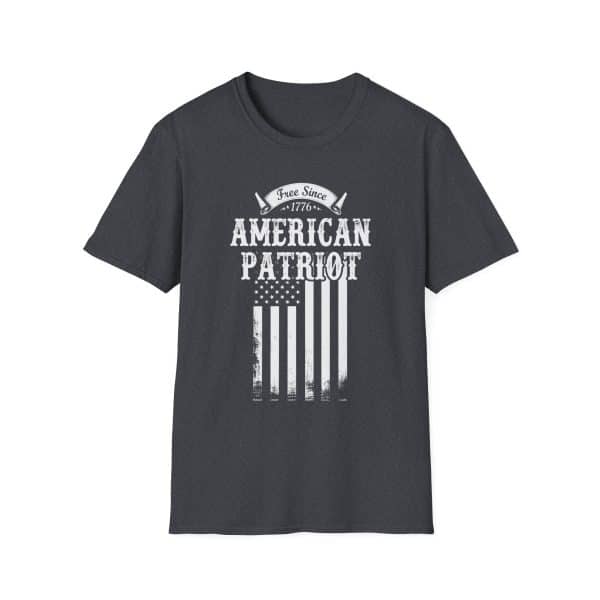 American Patriot T‑Shirt – “Free Since 1776” Flag Graphic, Fourth of July & Patriotic Tee - Image 8
