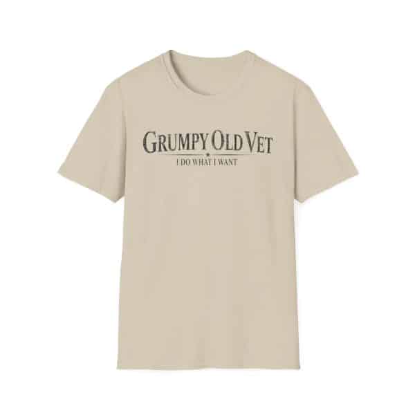 Grumpy Old Vet T-Shirt — "I Do What I Want" Funny Veteran Tee - Image 4
