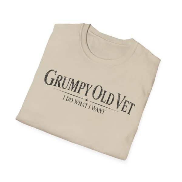 Grumpy Old Vet T-Shirt — "I Do What I Want" Funny Veteran Tee - Image 5