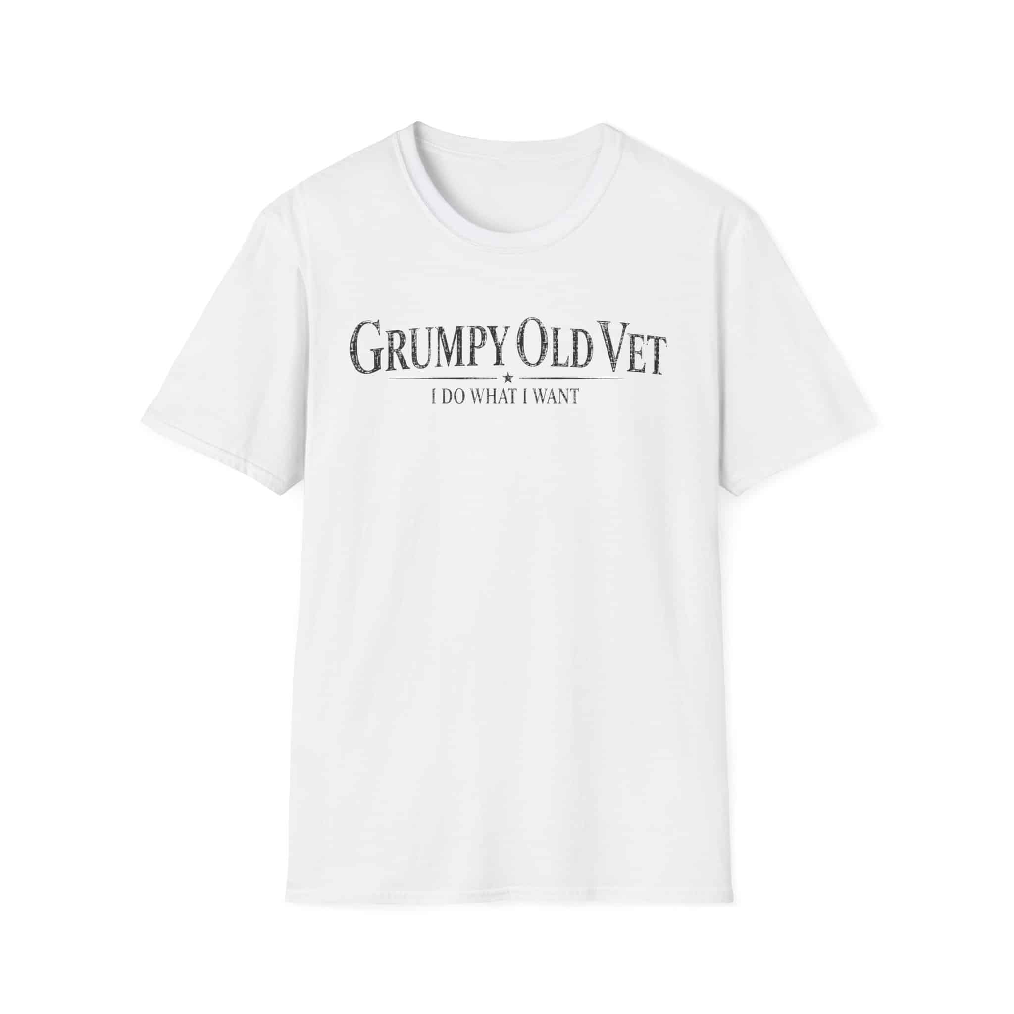 Grumpy Old Vet T-Shirt — "I Do What I Want" Funny Veteran Tee